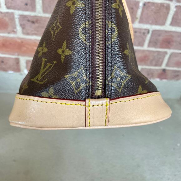 Louis Vuitton Vintage Alma Monogram PM Bag Purse Handbag Hand NEW VACHETTA - Picture 15 of 16